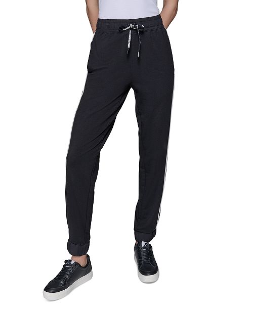 alfani KARL LAGERFELD PARIS Women's Colorblocked Jogger Pants Women's Fashion Shoes & Accessories