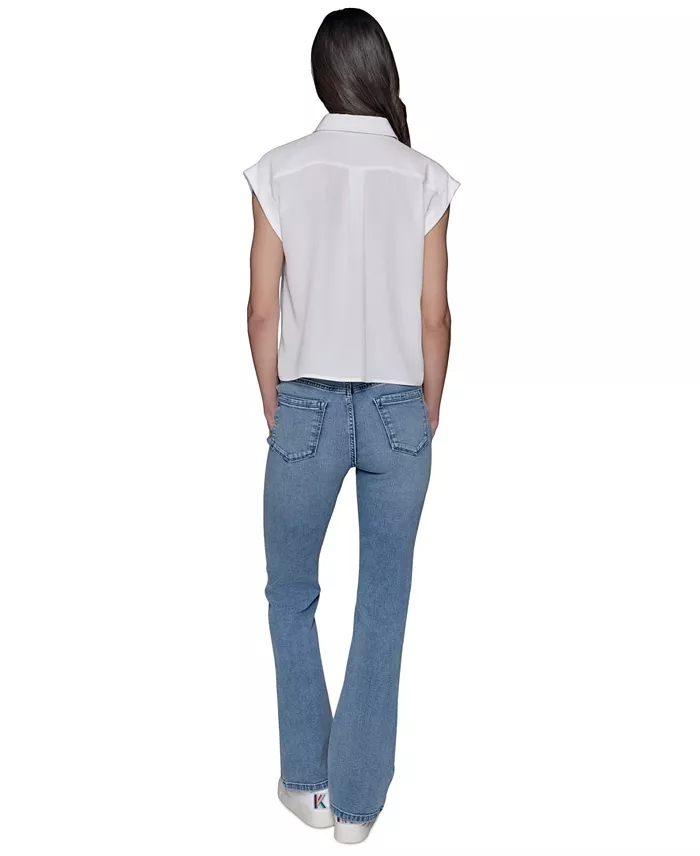 Alfani KARL LAGERFELD PARIS Women's Floral-Print Blouse Women's Fashion Shoes & Accessories