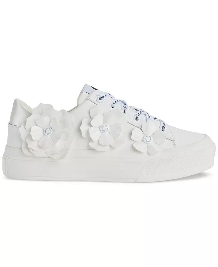 Alfani KARL LAGERFELD PARIS Women's Georgia Lace-Up Embellished Sneakers Women's Fashion Shoes & Accessories