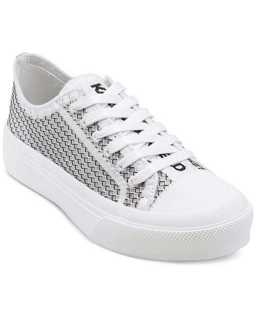 alfani KARL LAGERFELD PARIS Women's Giddeon Sneakers Women's Fashion Shoes & Accessories