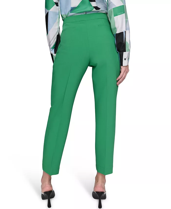 Alfani KARL LAGERFELD PARIS Women's Mid-Rise Straight-Leg Pants Women's Fashion Shoes & Accessories