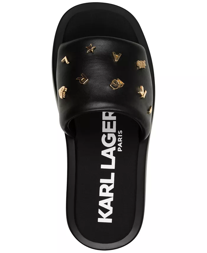 Alfani KARL LAGERFELD PARIS Women's Opal Studded Sandals Women's Fashion Shoes & Accessories