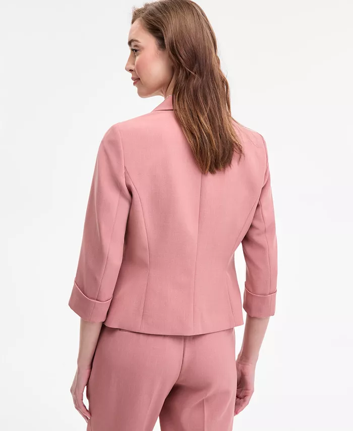 Alfani Kasper Women's 3/4-Sleeve Shawl-Collar Blazer Regular & Petite Women's Fashion Shoes & Accessories