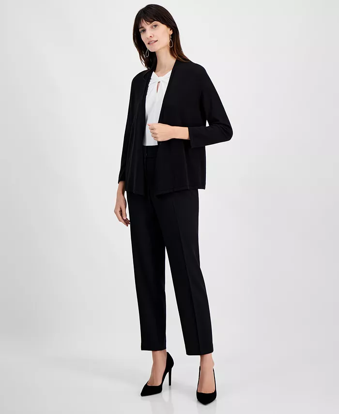 Alfani Kasper Women's Long Sleeve Cardigan Sweater Regular & Petite Women's Fashion Shoes & Accessories