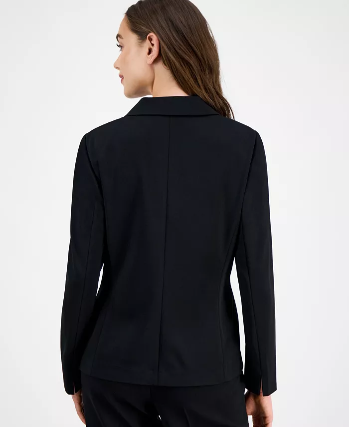 Alfani Kasper Women's Notch-Collar One-Button Blazer Women's Fashion Shoes & Accessories