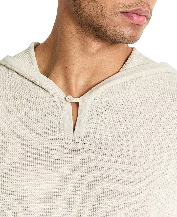 Alfani Kenneth Cole Men's 4-Way Stretch Die-Dyed Hooded Sweater Men's Fashion & Accessories
