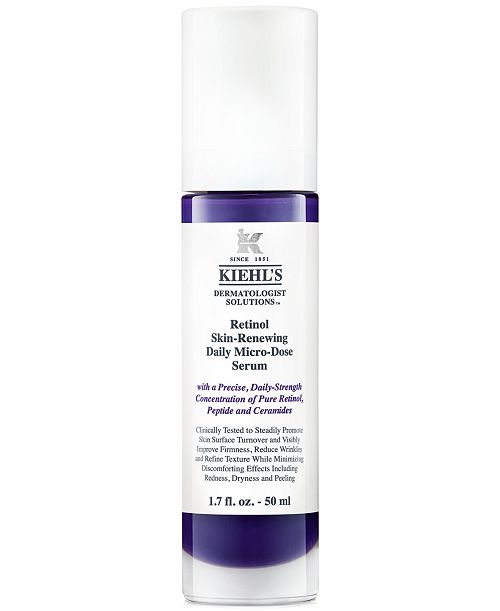 alfani Kiehl's Since 1851 Micro-Dose Anti-Aging Retinol Serum with Ceramides and Peptide 1.7-oz. Beauty