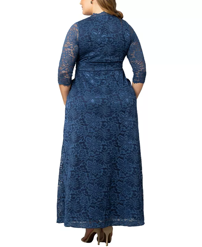 Alfani Kiyonna Plus Size Maria Lace Evening Gown Women's Fashion Shoes & Accessories