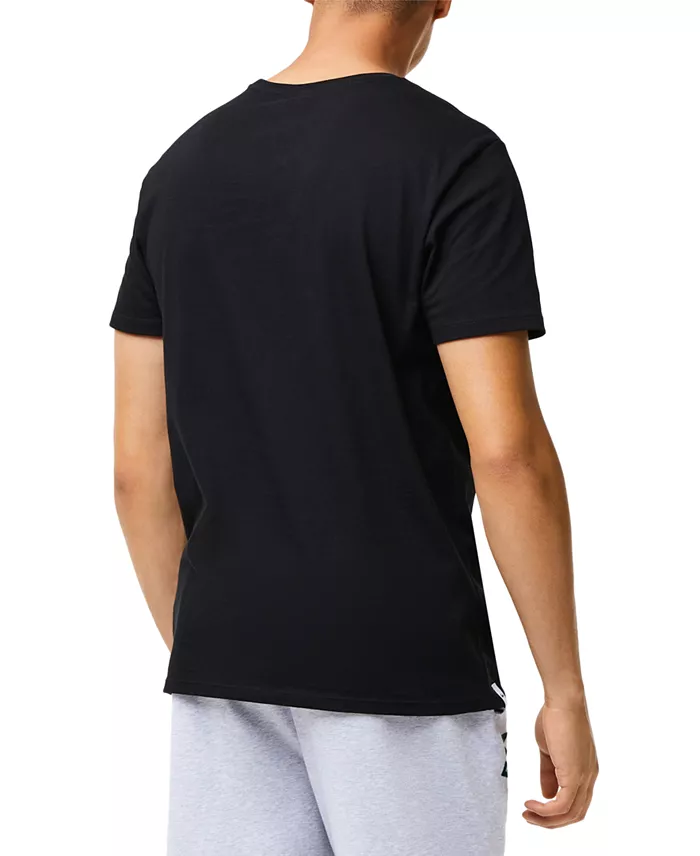 Lacoste Men's 3-Pack Essential Cotton Crew Neck Regular Fit Undershirts Men's Fashion & Accessories
