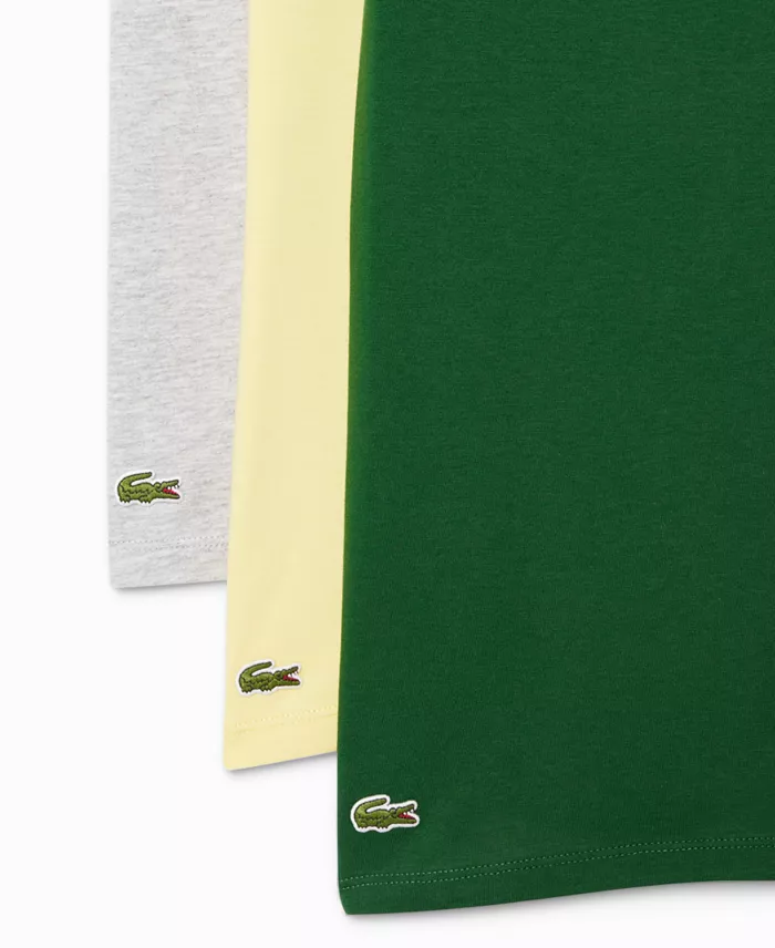 Alfani Lacoste Men's 3-Pk. Slim Fit Crewneck T-Shirts Men's Fashion & Accessories