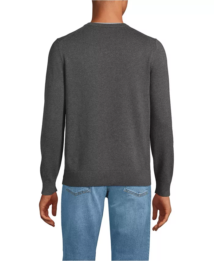 Alfani Lands' End Men's Fine Gauge Cotton V Neck Sweater Men's Fashion & Accessories