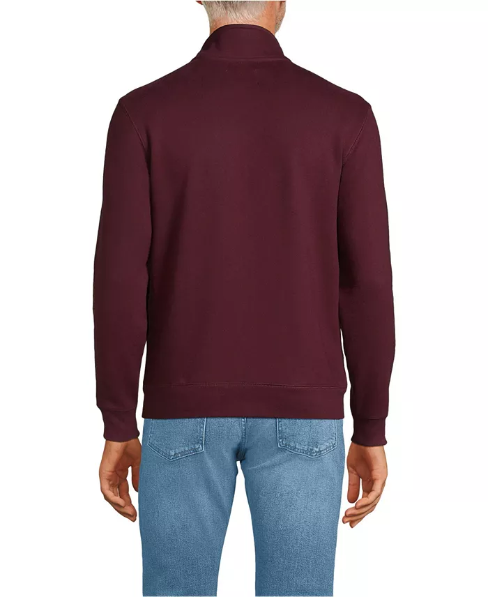 Alfani Lands' End Men's Long Sleeve Serious Sweats Mock Full Zip Men's Fashion & Accessories