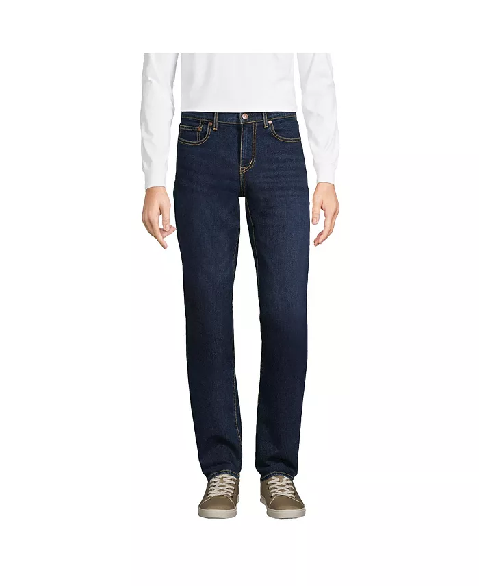 Alfani Lands' End Men's Recover 5 Pocket Traditional Fit Denim Jeans Men's Fashion & Accessories