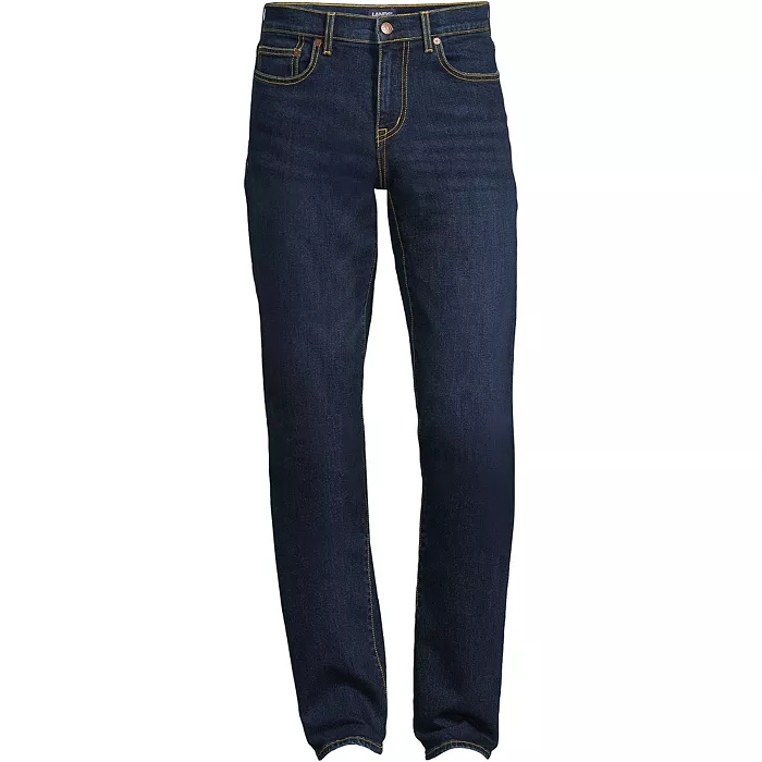 Alfani Lands' End Men's Recover 5 Pocket Traditional Fit Denim Jeans Men's Fashion & Accessories
