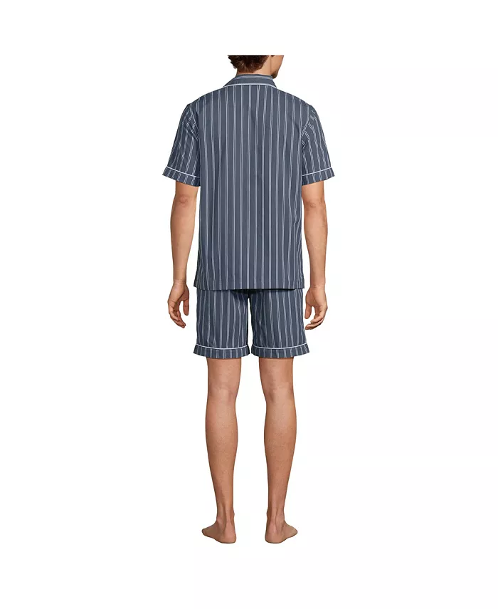 Alfani Lands' End Men's Short Sleeve Essential Pajama Set Men's Fashion & Accessories