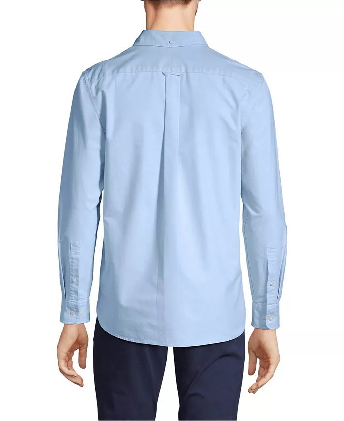 Alfani Lands' End Men's Traditional Fit Sail Rigger Oxford Shirt Men's Fashion & Accessories