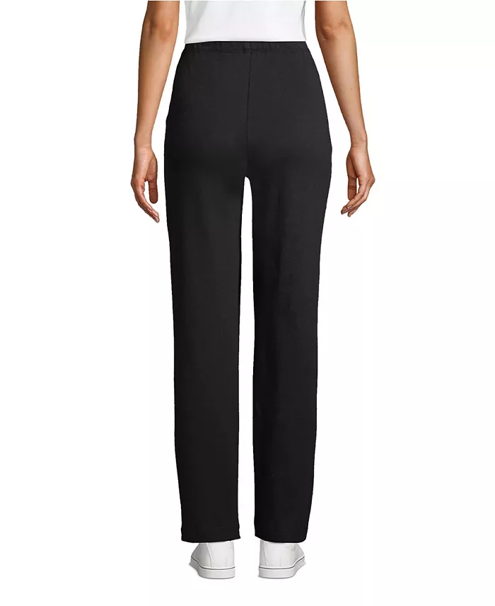 Alfani Lands' End Petite Sport Knit High Rise Elastic Waist Pants Women's Fashion Shoes & Accessories