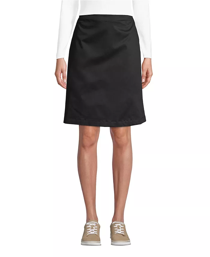 Lands' End Women's Blend Chino Skort Above Knee Women's Fashion Shoes & Accessories