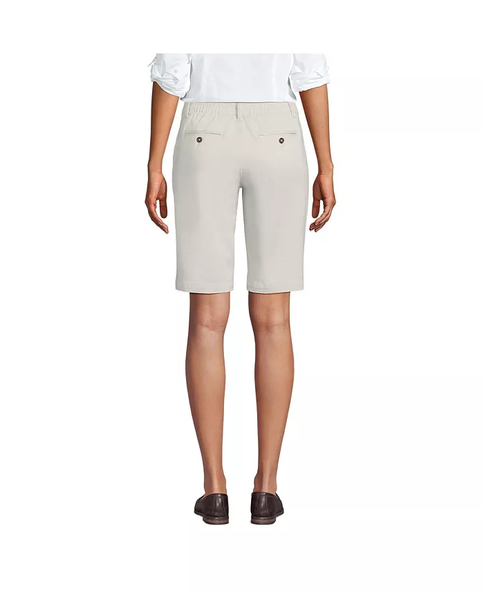 Alfani Lands' End Women's Classic 12" Chino Shorts Women's Fashion Shoes & Accessories