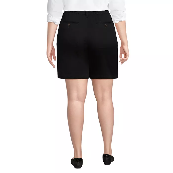 Alfani Lands' End Women's Classic 7" Chino Shorts Women's Fashion Shoes & Accessories