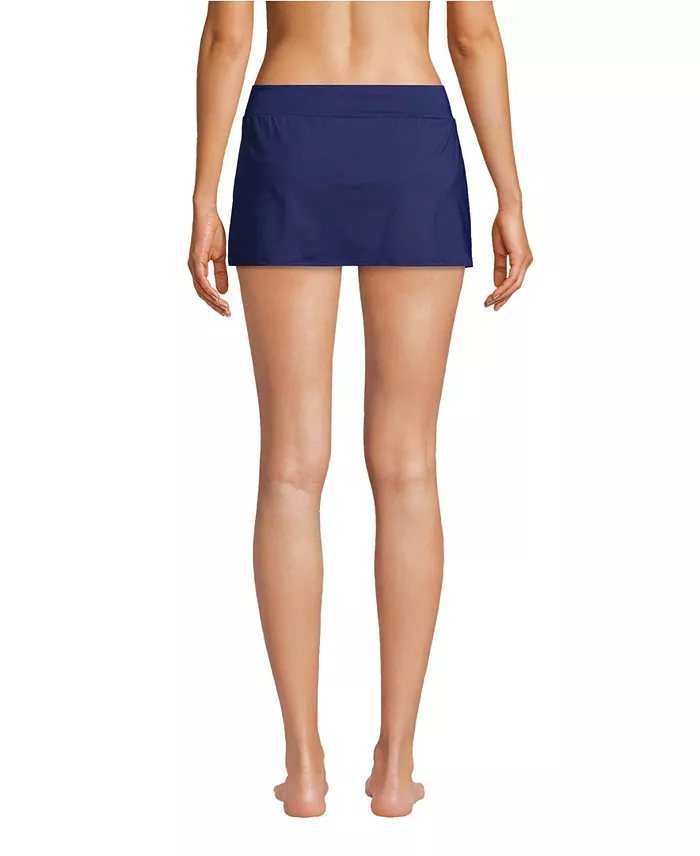 Alfani Lands' End Women's Mini Swim Skirt Swim Bottoms Women's Fashion Shoes & Accessories