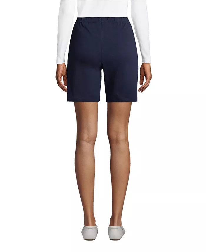 Alfani Lands' End Women's Sport Knit High Rise Shorts Women's Fashion Shoes & Accessories