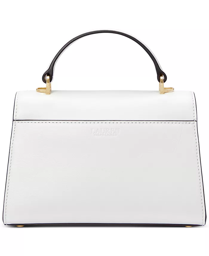 Alfani Lauren Ralph Lauren Leather Small Farrah Satchel Handbags Purses & Accessories