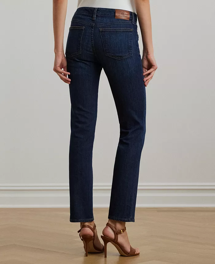 Alfani Lauren Ralph Lauren Super Stretch Premier Mid-Rise Straight Jeans Regular And Short Lengths Women's Fashion Shoes & Accessories