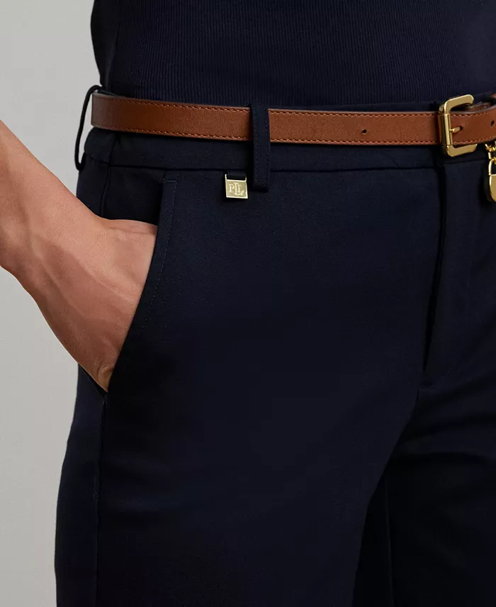 Alfani Lauren Ralph Lauren Twill Stretch Bermuda Shorts Women's Fashion Shoes & Accessories