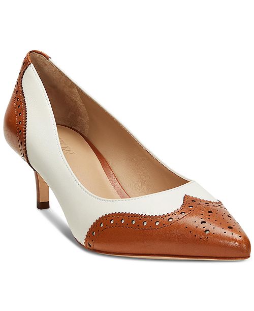 alfani Lauren Ralph Lauren Women's Adrienne Pointed-Toe Pumps Women's Fashion Shoes & Accessories