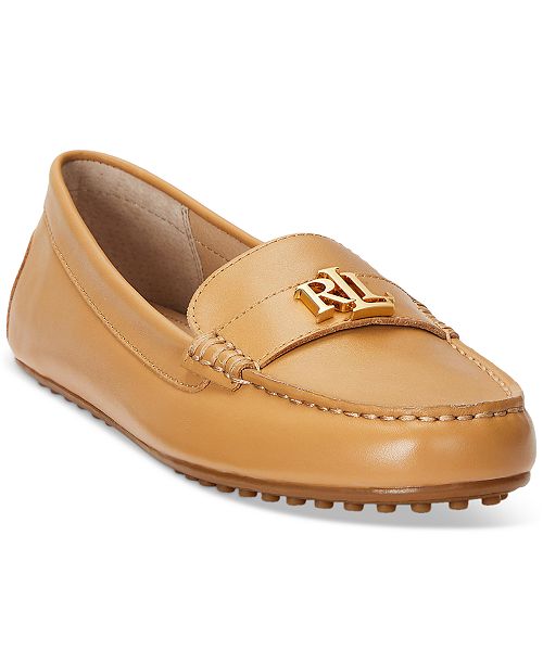 alfani Lauren Ralph Lauren Women's Barnsbury Slip-On Driver Loafer Flats Women's Fashion Shoes & Accessories