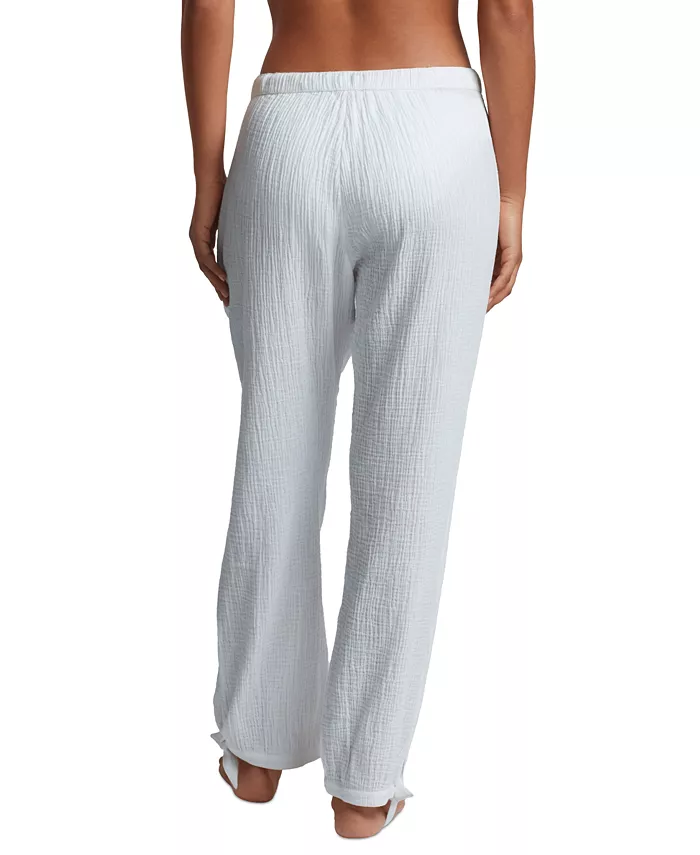 Alfani Lauren Ralph Lauren Women's Cotton Pull-On Cover-Up Pants Women's Fashion Shoes & Accessories