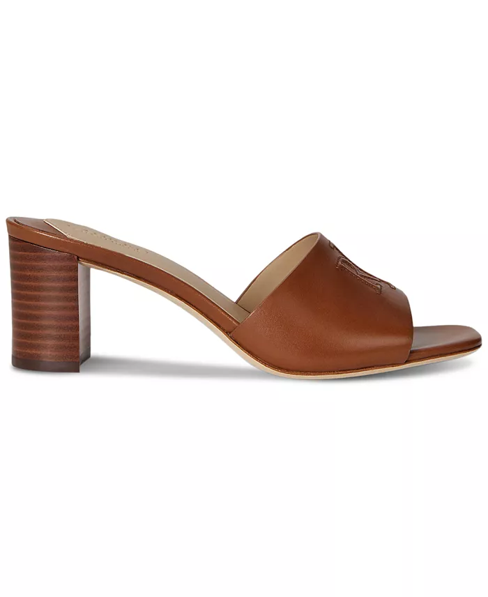 Alfani Lauren Ralph Lauren Women's Everly Block-Heel Dress Sandals Women's Fashion Shoes & Accessories