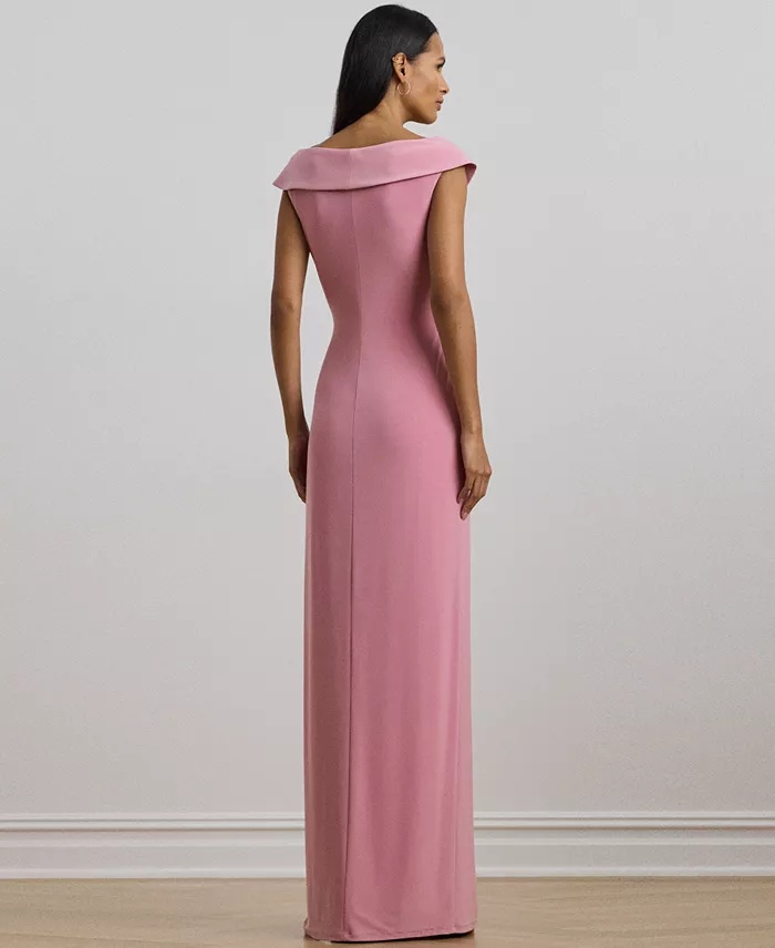 Alfani Lauren Ralph Lauren Women's Jersey Off-the-Shoulder Gown Women's Fashion Shoes & Accessories