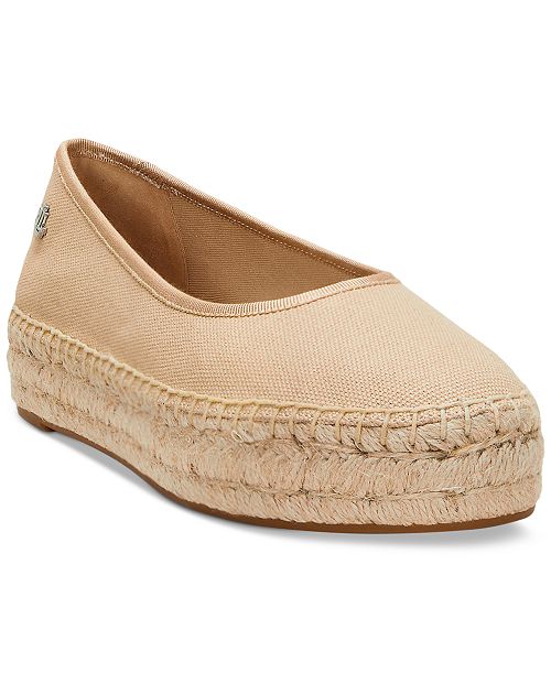 alfani Lauren Ralph Lauren Women's Luize Espadrille Ballet Flats Women's Fashion Shoes & Accessories