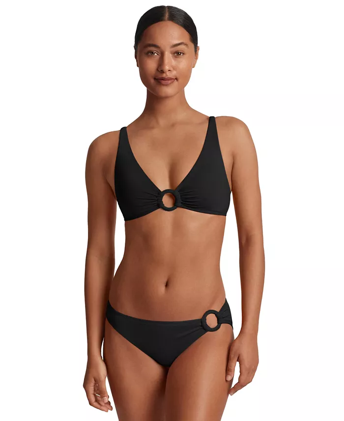 Alfani Lauren Ralph Lauren Women's Macrame O-Ring Bikini Top & Bottoms Women's Fashion Shoes & Accessories