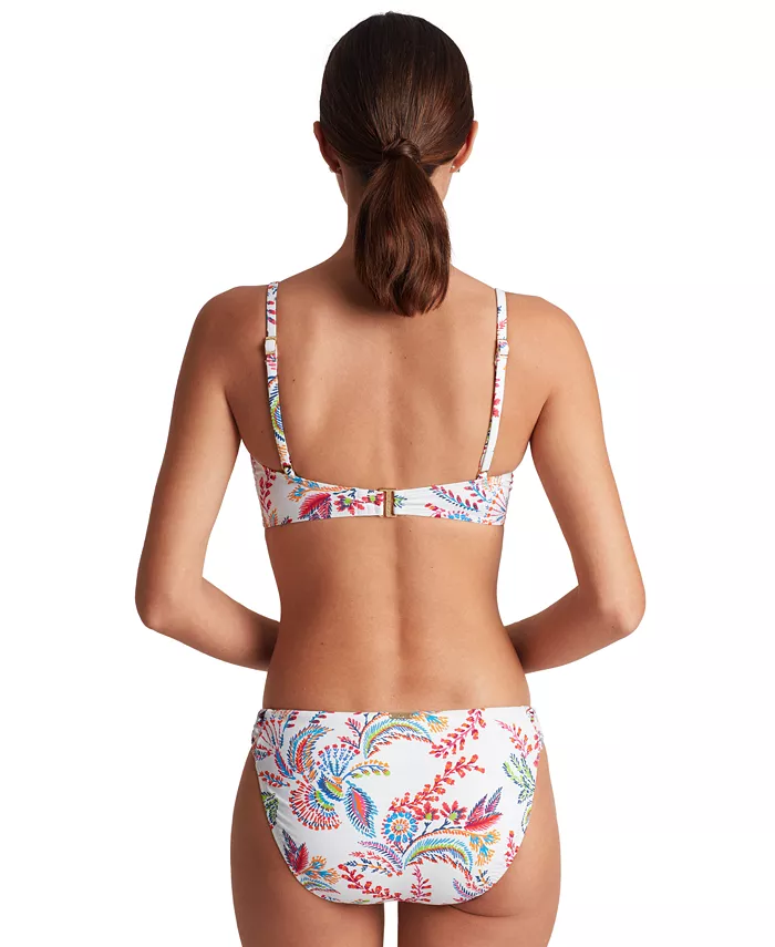 Alfani Lauren Ralph Lauren Women's Printed Twist-Front Underwire Bikini Top & Twist-Side Hipster Bikini Bottoms Women's Fashion Shoes & Accessories