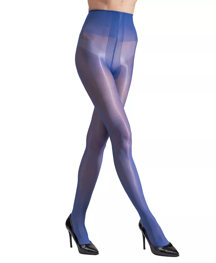 Alfani LECHERY Women's Lustrous Silky Shiny 40 Denier Semi-Opaque High-Waist Pantyhose Tights SKU11003-BL Women's Fashion Shoes & Accessories