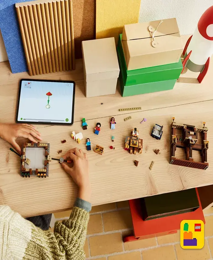 Alfani LEGO® Minecraft Woodland Mansion Fighting Ring Building Set 21272 491 Pieces All Toys