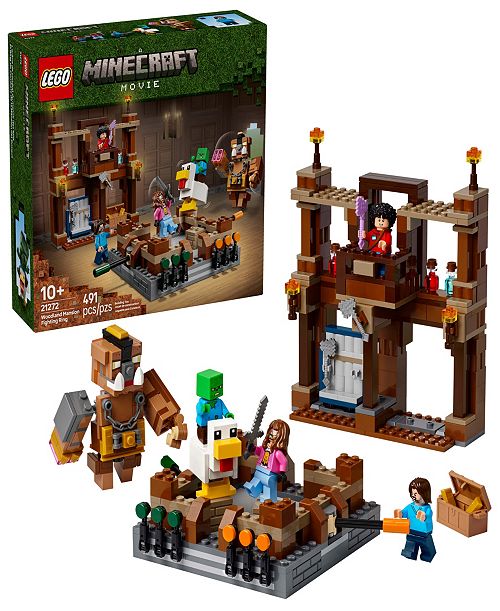 alfani LEGO® Minecraft Woodland Mansion Fighting Ring Building Set 21272 491 Pieces All Toys