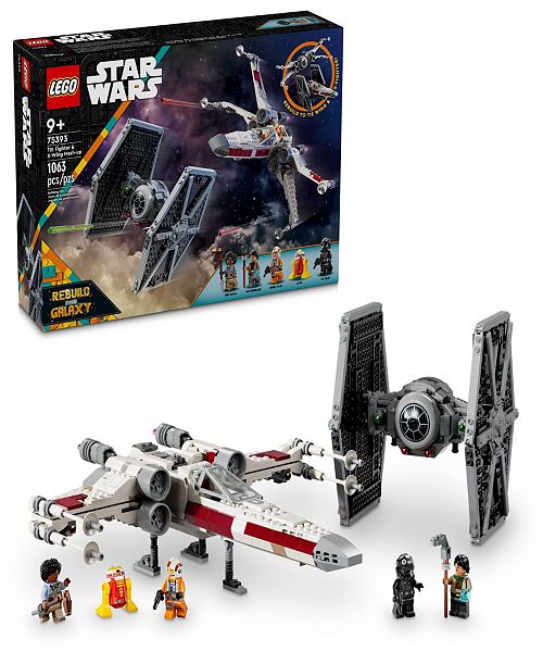 alfani LEGO® Star Wars TIE Fighter X-Wing Mash-up Kids Building Set 75393 1063 Pieces All Toys