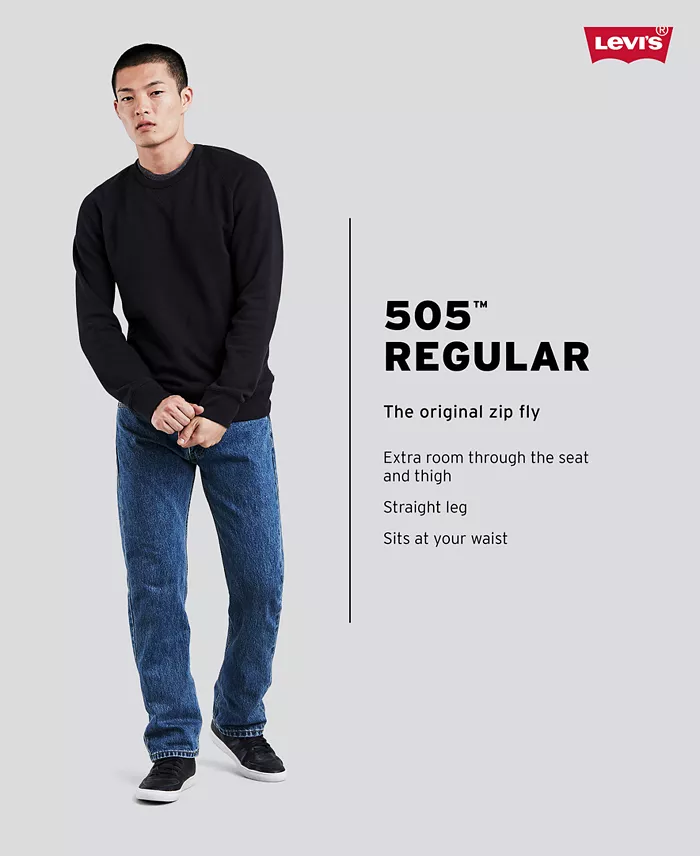 Alfani Levi's Men's 505™ Regular Fit Jeans Men's Fashion & Accessories