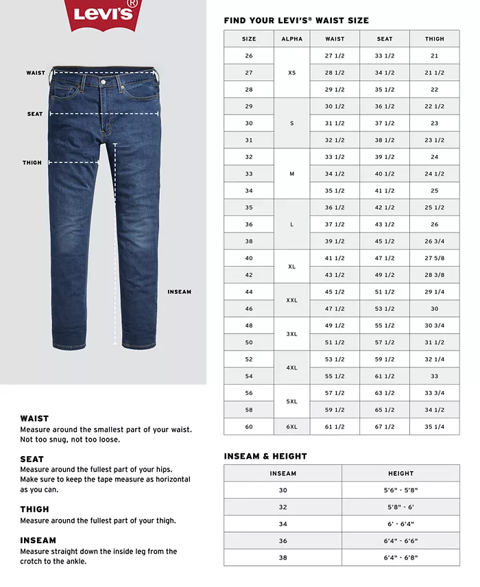 Alfani Levi's Men's 578 Baggy Jeans Men's Fashion & Accessories