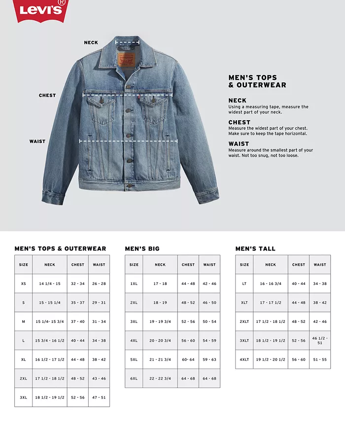 Alfani Levi's Men's Regular Fit Stretch Denim Trucker Jacket Men's Fashion & Accessories