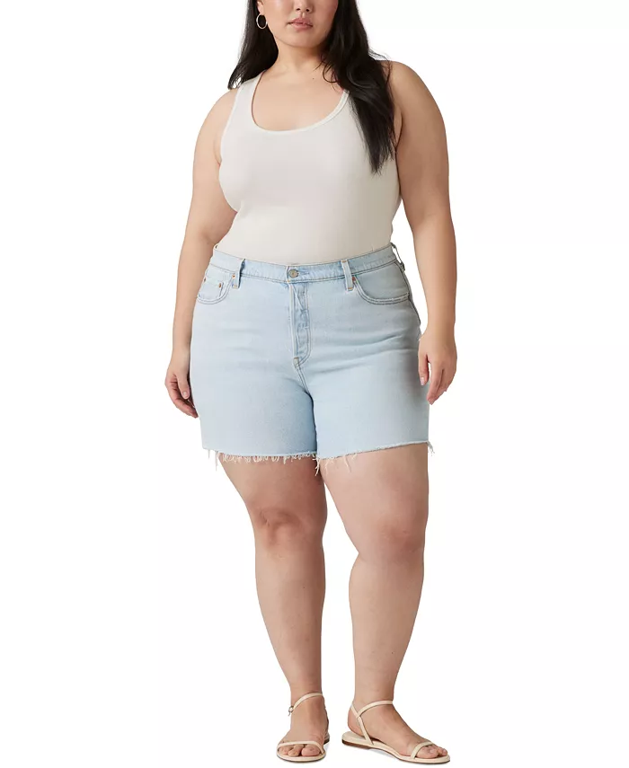Alfani Levi's Plus Size 501® Original High-Rise Shorts Women's Fashion Shoes & Accessories