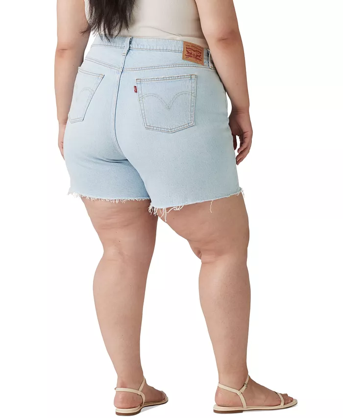 Alfani Levi's Plus Size 501® Original High-Rise Shorts Women's Fashion Shoes & Accessories