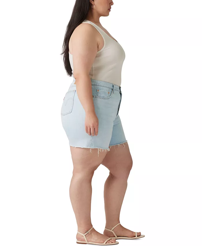 Alfani Levi's Plus Size 501® Original High-Rise Shorts Women's Fashion Shoes & Accessories