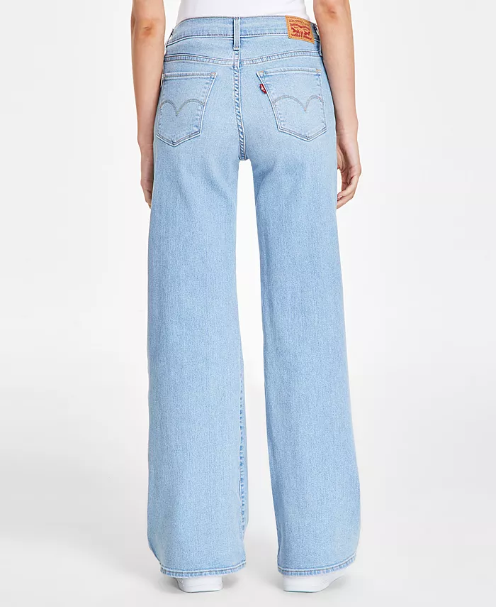 Alfani Levi's Women's 318 Shaping Stellar-Stretch Wide-Leg Jeans Women's Fashion Shoes & Accessories
