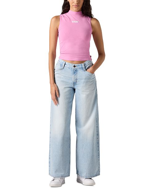 alfani Levi's Women's '94 Baggy Wide-Leg Relaxed-Fit Denim Jeans Women's Fashion Shoes & Accessories