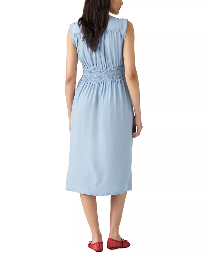 Alfani Levi's Women's Bettina Sleeveless Midi Dress Women's Fashion Shoes & Accessories